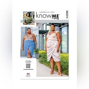 🪡 KNOW ME Sewing Pattern Women’s Lined Bustier and Skirt by Aaronica B. Cole